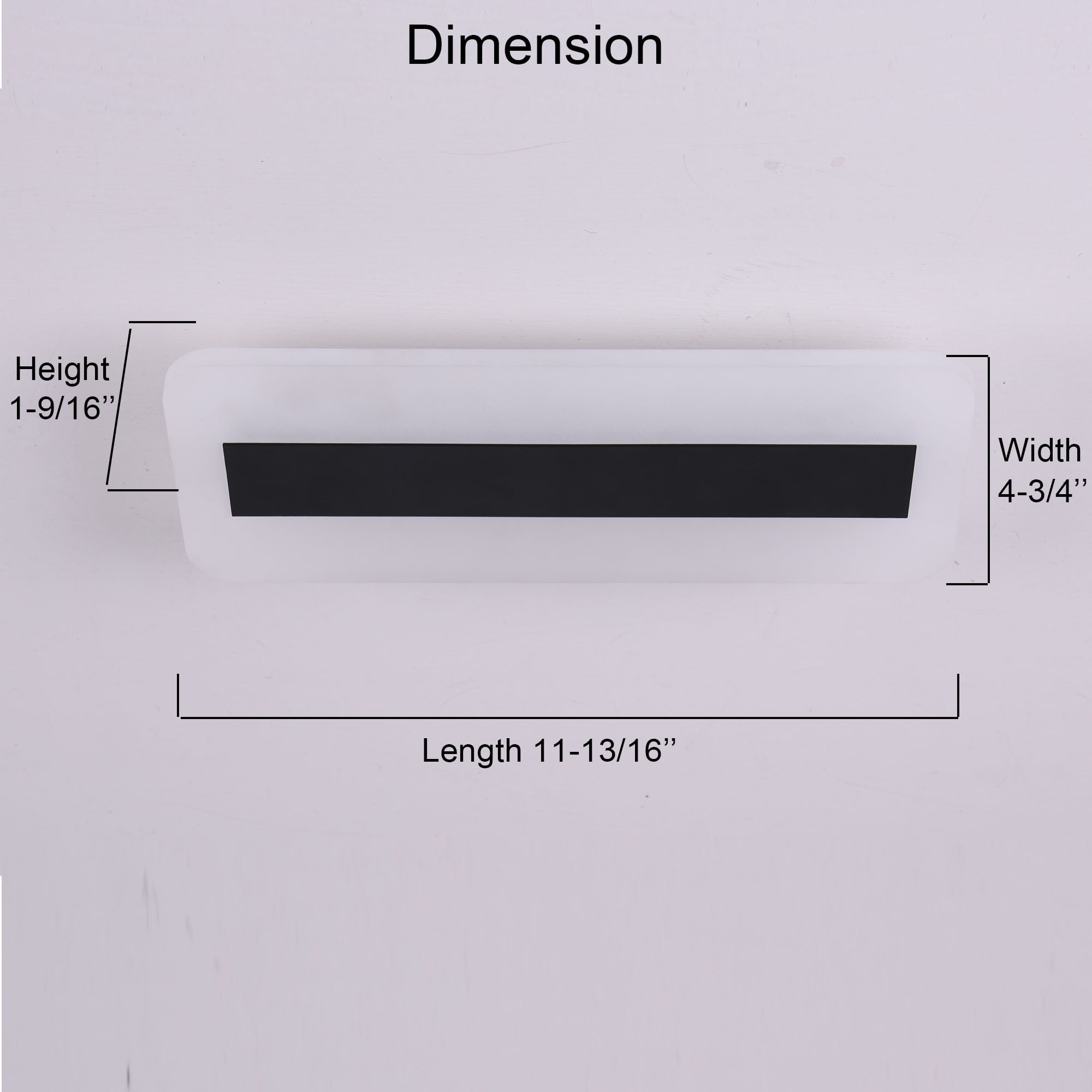Maichis RV 12inch Super Slim LED Pendant Light Fixture with Acrylic Lens, Dimmable 12V RV Interior Ceiling Light with On&Off Switch, Suitable for Motorhome, Camper, Trailer