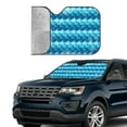 thumbnail image 4 of Bingfone Pearlescent Scales Car Windshield Sun Shade Protector Keep Your Vehicle Cool Sun Shield Visor Cover Foldable for Car Truck SUV-Medium, 4 of 8