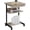 Grey, variant on WSWJY Rolling Computer Desk with Drawer & Keyboard Tray, Mobile Laptop Desk Cart Standing Computer Workstation for Home Office, Gray