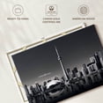 thumbnail image 5 of Elephant Stock Monochrome Toronto Skyline Wall Art - Horizontal Canvas Wall Art - Living Room Wall Decor - Places Canvas - Black And Gray Decor - 51" x 34", 5 of 5