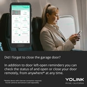 YoLink Smart Garage Door Solution Kit - Convert Any Garage Door to Smart in Seconds! Battery-Powered, No-Wires, No-Tools Super-Easy Installation. Works with Alexa & IFTTT