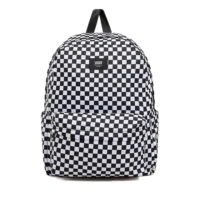 Mochila Vans Old Skool Check en negro/blanco, talla única
