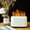 White, variant on 3D Flame Aroma Diffuser, 150ml Mini Ultrasonic Essential Oil Diffuser, Cool Mist Humidifier with Simulated Fire, Color Lights, Wood-Grain Finish, Quiet USB Desk Diffuser for Bedroom Office