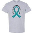 thumbnail image 3 of Inktastic Ovarian Cancer Awareness Ribbon T-Shirt, 3 of 5