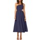 thumbnail image 2 of SAYOO vestidos largos acampanados para mujer 2022, verano sin mangas de un hombro fruncido Color sólido recorte de una pieza SAYOO casual, 2 of 6