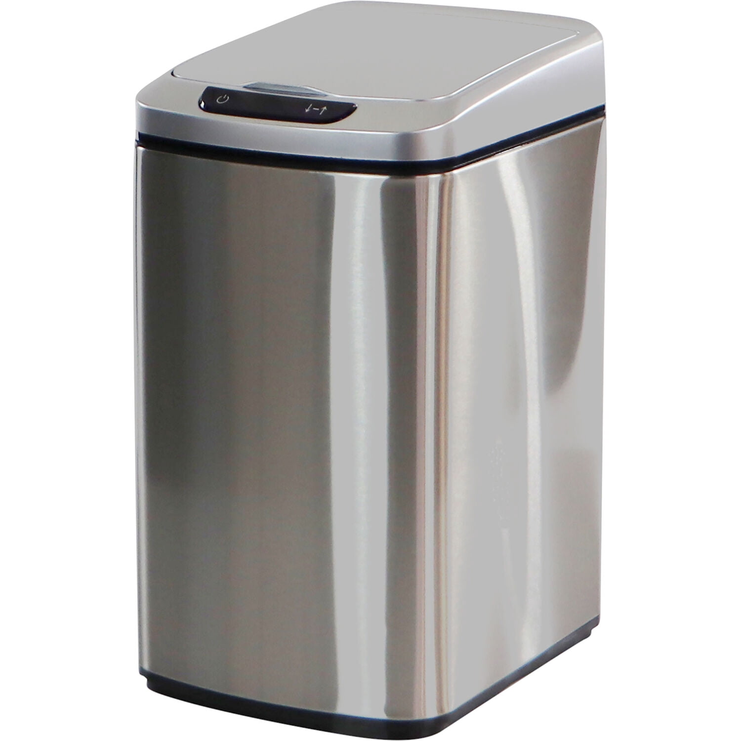 Hanover Hands Free Garbage Bin, Fingerprint resistant, Soft Close, Sensor Lid, 12 Liter/3.2 Gallon