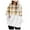 Yellow, variant on UAMVSH Women 1/4 Zip up Long Sleeve Hoodie Sherpa Fleece Plus Size Hooded Sweatshirts Trendy Printed Plush Fluffy Pullover Tops(X-Large,Yellow)