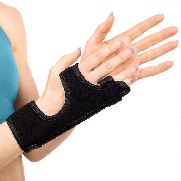 (Medium)Braceability Ulnar Gutter Splint - Metacarpal Boxer Finger Fracture Treatment Brace For Broken, Jammed Pain Relief, Pinky And Ring Trigger, Mallet Fin