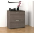 thumbnail image 3 of Bestar Universel 29" Lateral File Cabinet in Bark Gray, 3 of 6