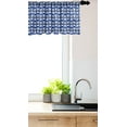 thumbnail image 3 of Ambesonne Evil Eye Window Valance, Drop Like Bead, 54" X 18", Pale Blue White and Blue, 3 of 3