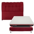 thumbnail image 1 of Colchón Matrimonial Restonic Roll + Box Base Cama + Cabecera Nube Rojo, 1 of 8