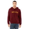 thumbnail image 2 of Daxton Adult Unisex Soft Pullover USA Cities States Comfort Hoodie Fleece Sweatshirt, Minnesota Burgundy Gold, M, 2 of 2