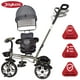 thumbnail image 3 of Triciclo para Niños JOYKOO Evolutivo Asiento giratorio 360 luz sonido gris, 3 of 7