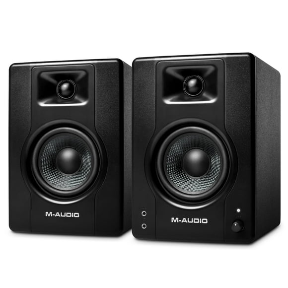 Pareja de monitores de estudio M-AUDIO BX4 4.5 120W para grabación