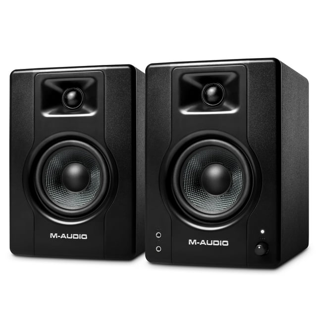 Pareja de monitores de estudio M-AUDIO BX4 4.5 120W para grabación