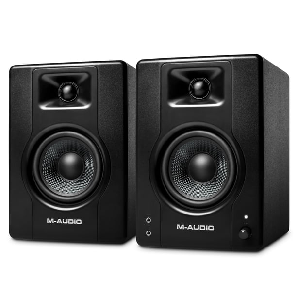 Pareja de monitores de estudio M-AUDIO BX4 4.5 120W para grabación
