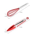 thumbnail image 2 of Mistaha 10pcs Silicone Kitchenware Cooking Utensil Set Non-stick Kitchen Cookware Tableware Tools, 2 of 8