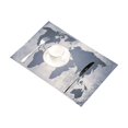 thumbnail image 2 of Mantel individual de mesa ABPHQTO Fondo de niebla y mapa del mundo 30x45 cm, 2 of 2