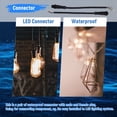 thumbnail image 6 of 8 Pin M/F Plug Waterproof Connector Cable Black, 6 of 9