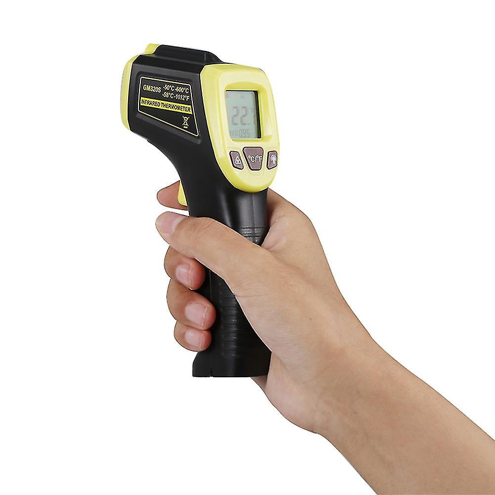 Infrared Thermometer Temperature Tester Guns Non-touch Non-contacting Digital Ir Laser Thermometer -58 To 1112 -50~600 Black