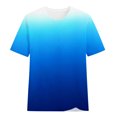 thumbnail image 3 of Fiudx Liquidación de Ofertas Flash Blusa Superior con Estampado de Manga Corta y Cuello Redondo, Informal, Cómoda Ya La Moda para Mujer, 3 of 3
