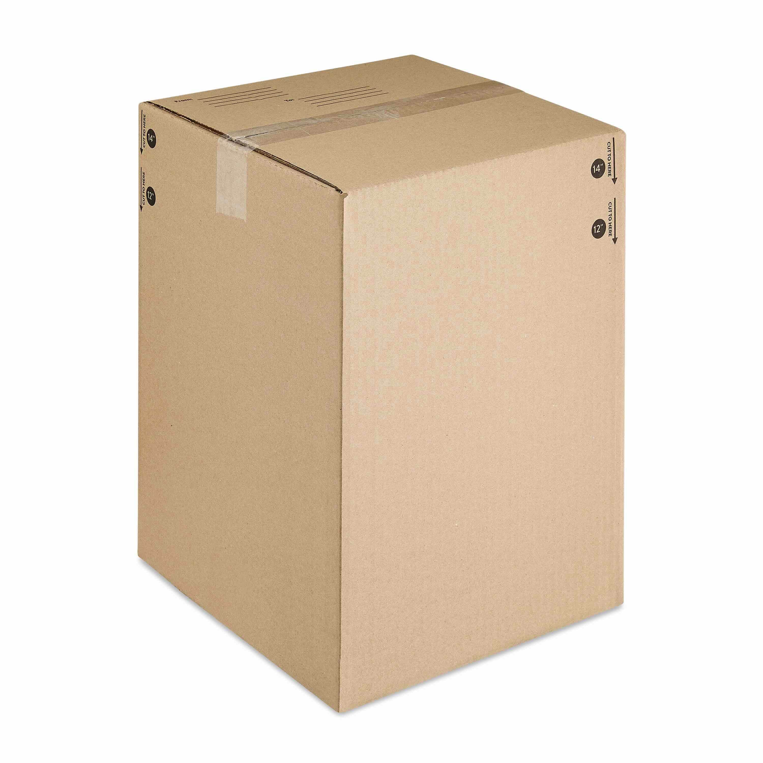 Pen+Gear Adjustable 3-in-1 Multi-Depth Shipping Box, 12" x 12" x 16", 1 Count