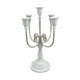 thumbnail image 3 of Candelabro de metal de 5 brazos, soporte de pilar, adorno decorativo de regalo para Blanco, 3 of 8