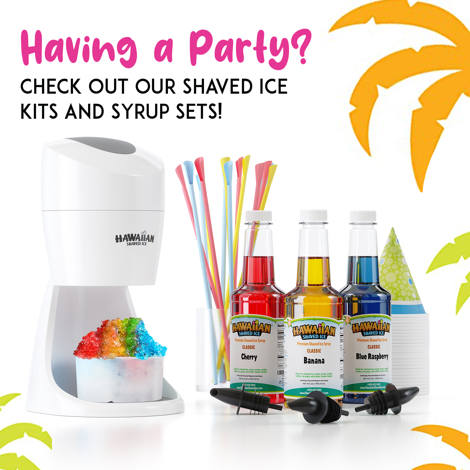 Hawaiian Shaved Ice S900a Electric Shaved Ice Machine