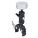 thumbnail image 5 of Soporte De Abrazadera Para Poste Para Mini, Soporte De Abrazadera Ajustable Resistente Para Mini Multifunción, Fácil De Instalar, Cabezal De Bola Doble Flexible Para Poste, RV,, 5 of 7