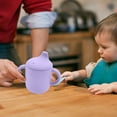 thumbnail image 3 of Silicone Baby Training Cup with Straw - Leak-Proof, BPA-Free Infant Drinking Cup for Easy Learning - Soft Spout Protects Gums - Dishwasher Safe - 6+ Months (1 Pack), 3 of 5