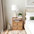 thumbnail image 2 of Butler Specialty Company Lark 2-Drawer Wood Nightstand - Natural, 2 of 11