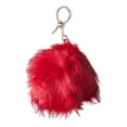thumbnail image 2 of CC Fox Faux Fur Cell Phone Purse Key Chain - Red, 2 of 2