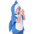 thumbnail image 4 of Disfraz de tiburón azul para bebés, disfraz de Halloween para niños, sudadera con capucha de tiburón multicolor para niños pequeños, nuevo disfraz de carnaval Purim 2022, 4 of 5