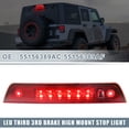 thumbnail image 2 of Alto Montaje Luz Freno 55156389AC para Jeep Grand Cherokee Lente Roja, 2 of 8