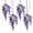 D, variant on Wisteria Branch Acrylic Sun Catcher Window Decor, 5.91x3.15 Inch Colorful Floral Light Catcher Panel, Stained Glass Effect Hanging for Indoor Outdoor Patio Garden Decoration