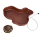 thumbnail image 2 of Plato de baño para reptiles, piscina, comedero para reptiles, cuenco de agua, comedero decorativo para reptiles con drenaje, 2 of 9