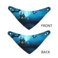 thumbnail image 3 of Naloa Happy Halloween-1 Dog Bandana Large and Small-Dog Scarf Bib Handkerchief Accessories for Dogs and Cats(S-L)-Large, 3 of 5