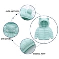 thumbnail image 5 of WIBACKER Toddler Kid Baby Boy Girl Cute Hooded Puffer Jacket Pants Winter Lightweight Down Outwear, 5 of 6