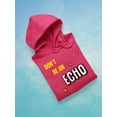 thumbnail image 3 of Don't Be An Echo  Hoodie Women -Image by Shutterstock, Female Medium, 3 of 4