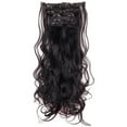 thumbnail image 1 of SHCKE 26" Straight Clip in Hair Extensions Fluffy and not Tangled 24" Wavy Curly Hair Extension Silky Full Head Clip in Hair Extension Synthetic Hair Pieces for Women, 1 of 5