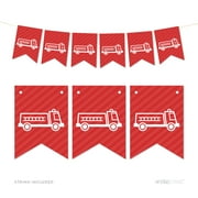 Pennant Party Banner Firetruck