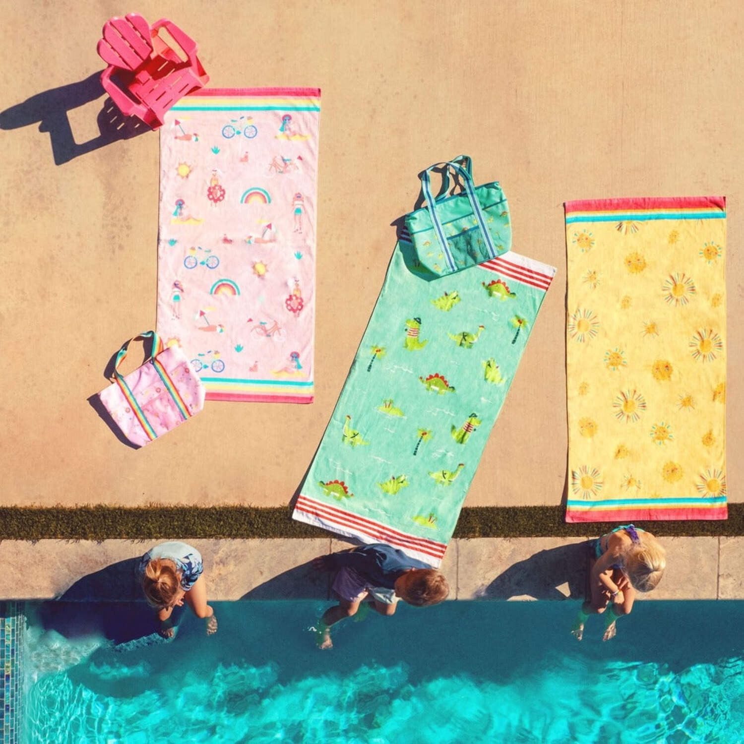Stephen Joseph, Beach and Bath Towels, Toddler Towels for Travel, Pool, Beach, Cotton, Shark