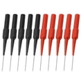 thumbnail image 2 of Toorise 10Pcs Multimeter Probes Insulated Test Probes Stainless Steel Needle Back Probe Pins Professional Diagnostic Tool Accessories for Multimeter Test Wiring Car Tester, 2 of 11