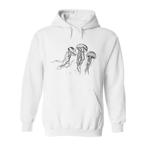Jellyfish Sea Collection Hoodie Women -Image by Shutterstock, Female XX-Large