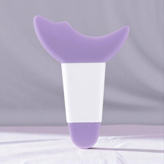 Purple Silicone Mascara Eyeliner Guard 7x5cm No Smudge Eye Makeup Tool