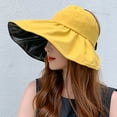 thumbnail image 2 of Womens Beach Hat Summer Lightweight Breathable Sun hat for Hiking Sun Protection 2 in 1 Visor Sun Protection Hat, 2 of 8
