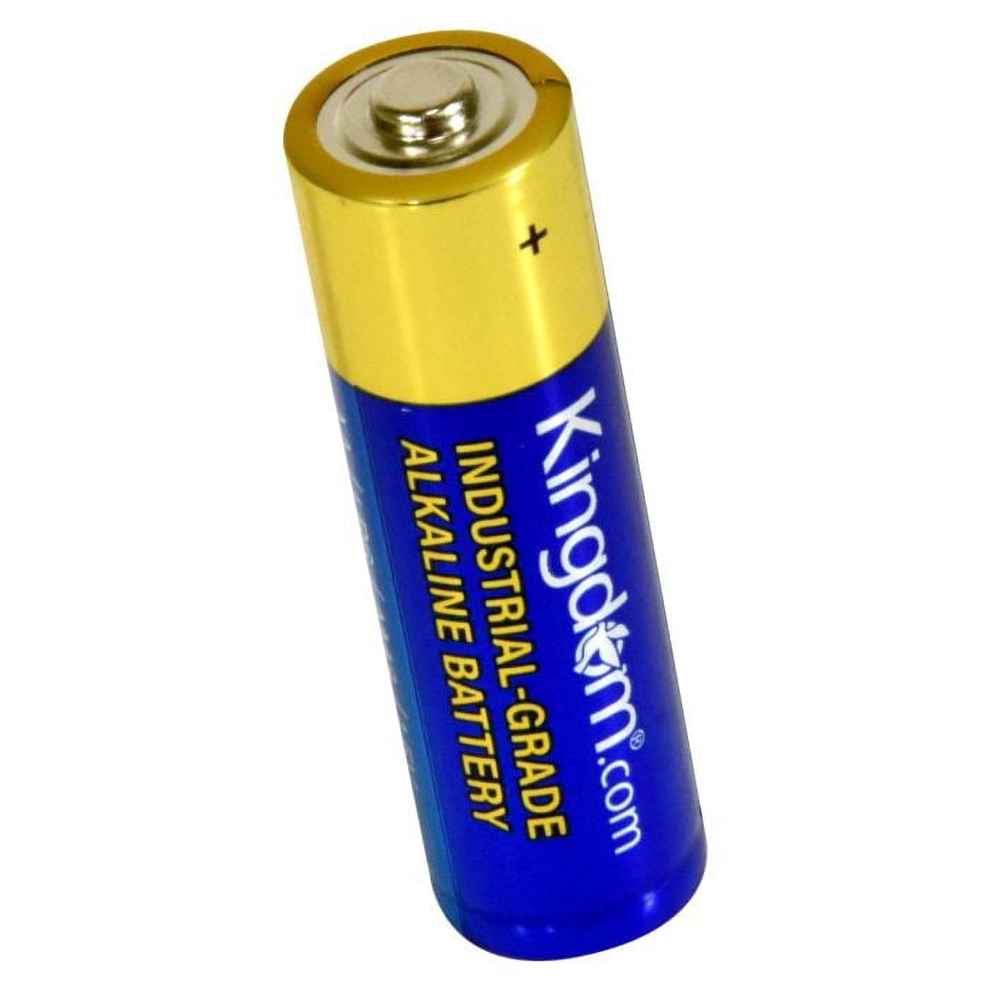 Kingdom AA Batteries, Pack of 40, Industrial Grade Alkaline Batteries