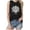 Black, variant on Trendfront Womens Mandala Flower Graphic Tank Top Crew Neck Sleeveless Top Floral Print Summer Tee Pullover Casual Daily T Shirts
