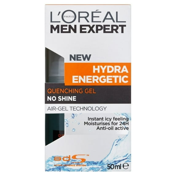 L'Oreal Men Expert Hydra Energetic Anti-Fatigue Quenching Gel, 50ml (1.7 oz)