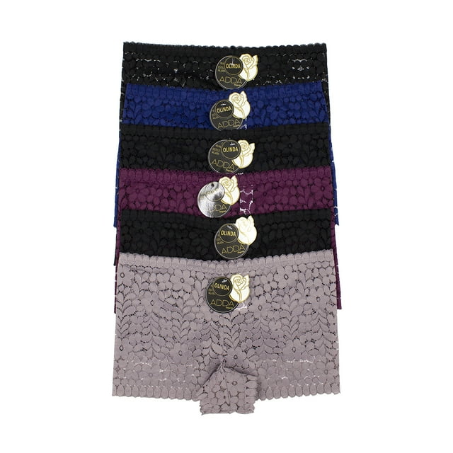 Paquete De 6 Bóxer De Elegante Encaje Para Dama.